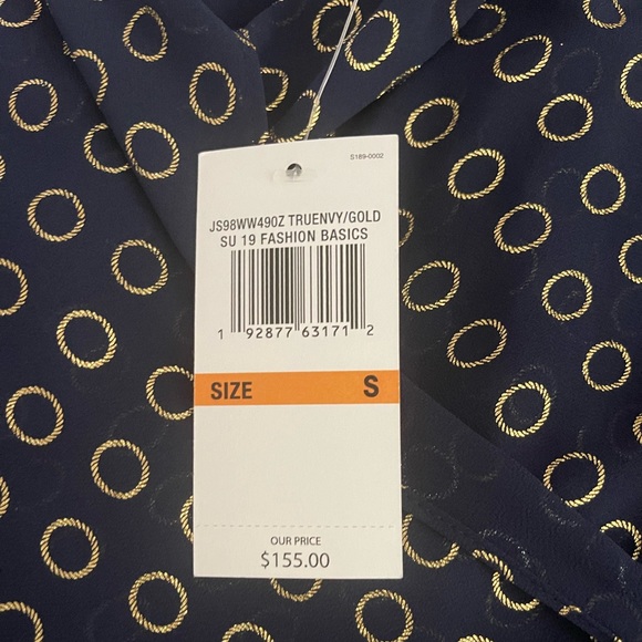 Michael Kors Navy Blue Romper - Size S (NWT) - Picture 4 of 4